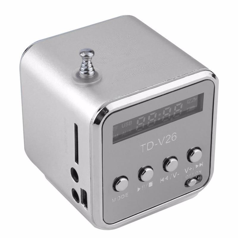 TD-V26 Card Speaker Portable Mini Usb Small Audio Radio Computer Phone Mp3 Subwoofer Speaker