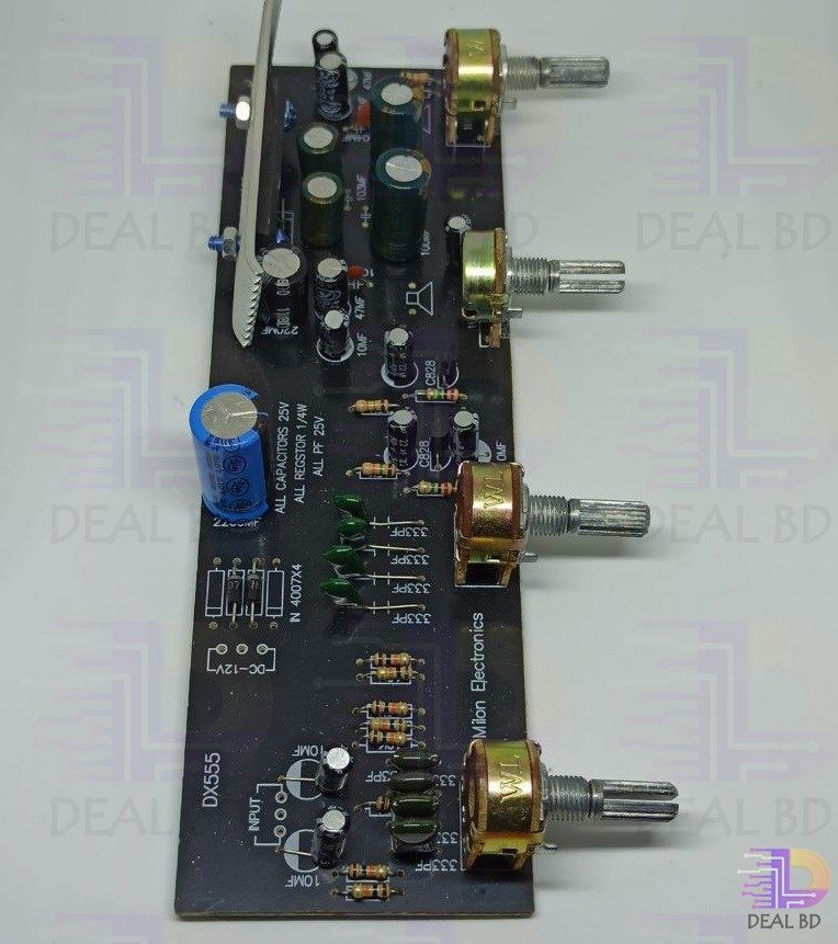 Amplifier 4 Volume Circuit Board LA4508 IC