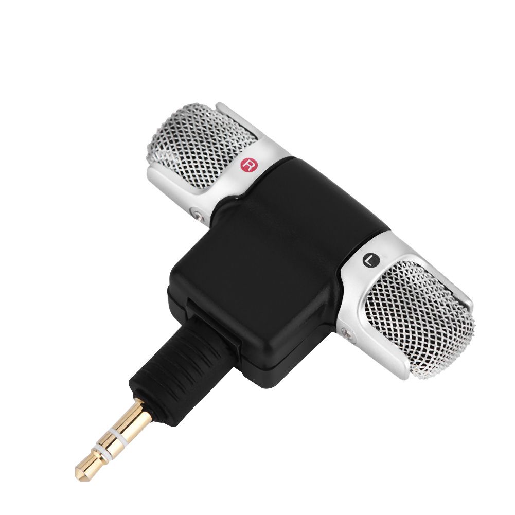 Mini Mic 3.5mm Compact 0 And 90 Degrees Microphone PC Digital Sound