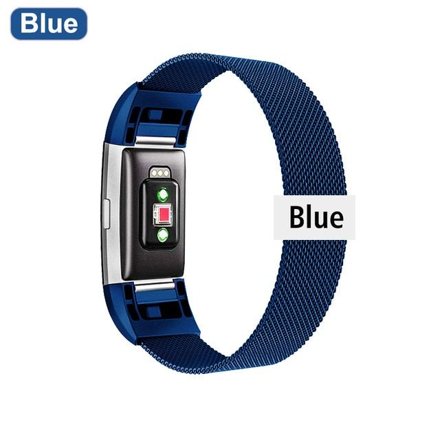 Stainless Steel Magnetic Milanese Loop Band for Fitbit Charge 2 band Replacement Wristband Strap for Fitbit Charge 3 4 Watchband