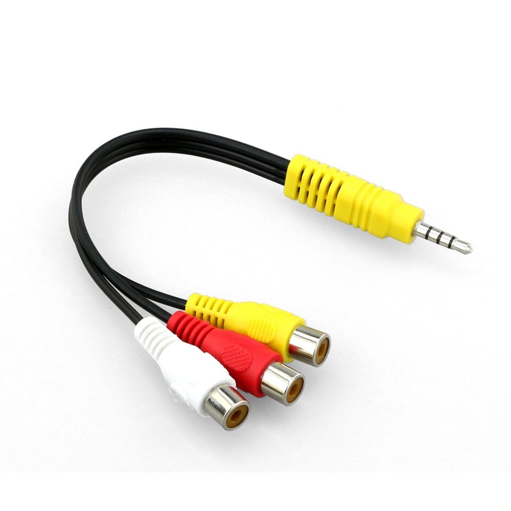 1:3 AV Cable For Connecting Android TV Box / Smart TV Box To CRT TV