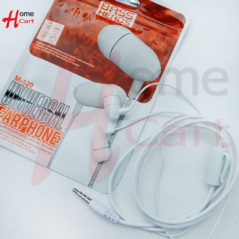 Bass Earphone With Mic Deep Bass