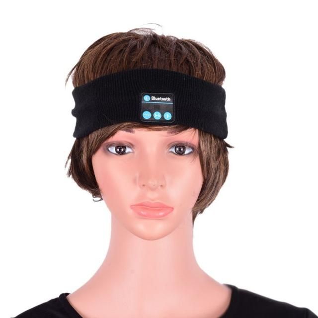 Bluetooth Music Headband Knits Sleeping Headwear Headphone Sports Speaker Headset