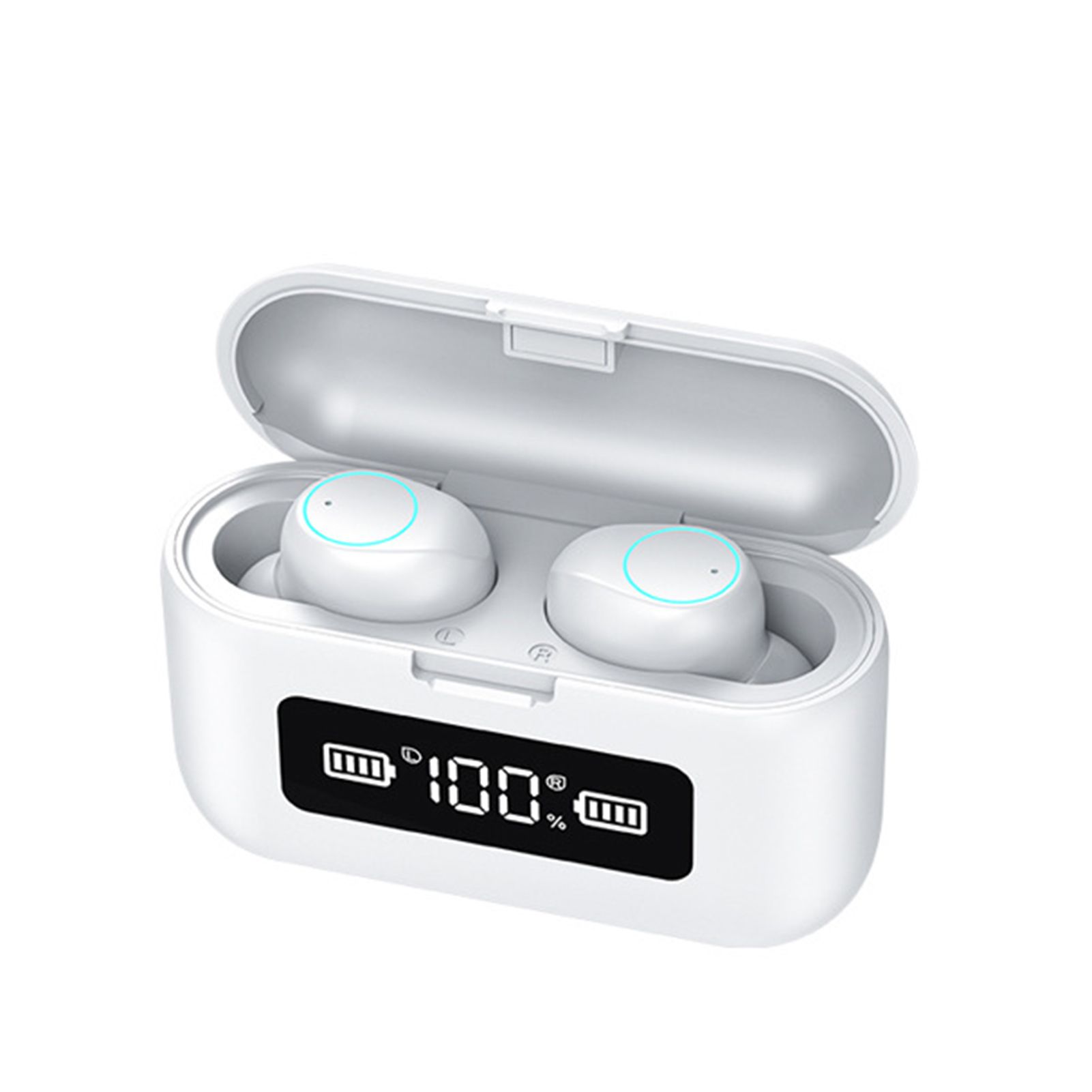 Earphone Waterproof Wireless ABS Bluetooth In-ear Earbuds with Touch Control for Sports