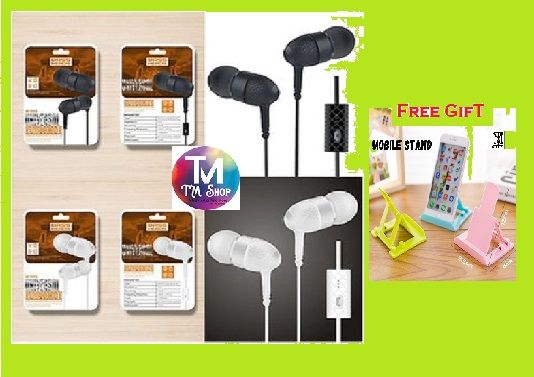 Free Gift Universal Earphone - Headphone For Smart Phones with MIC Model M520