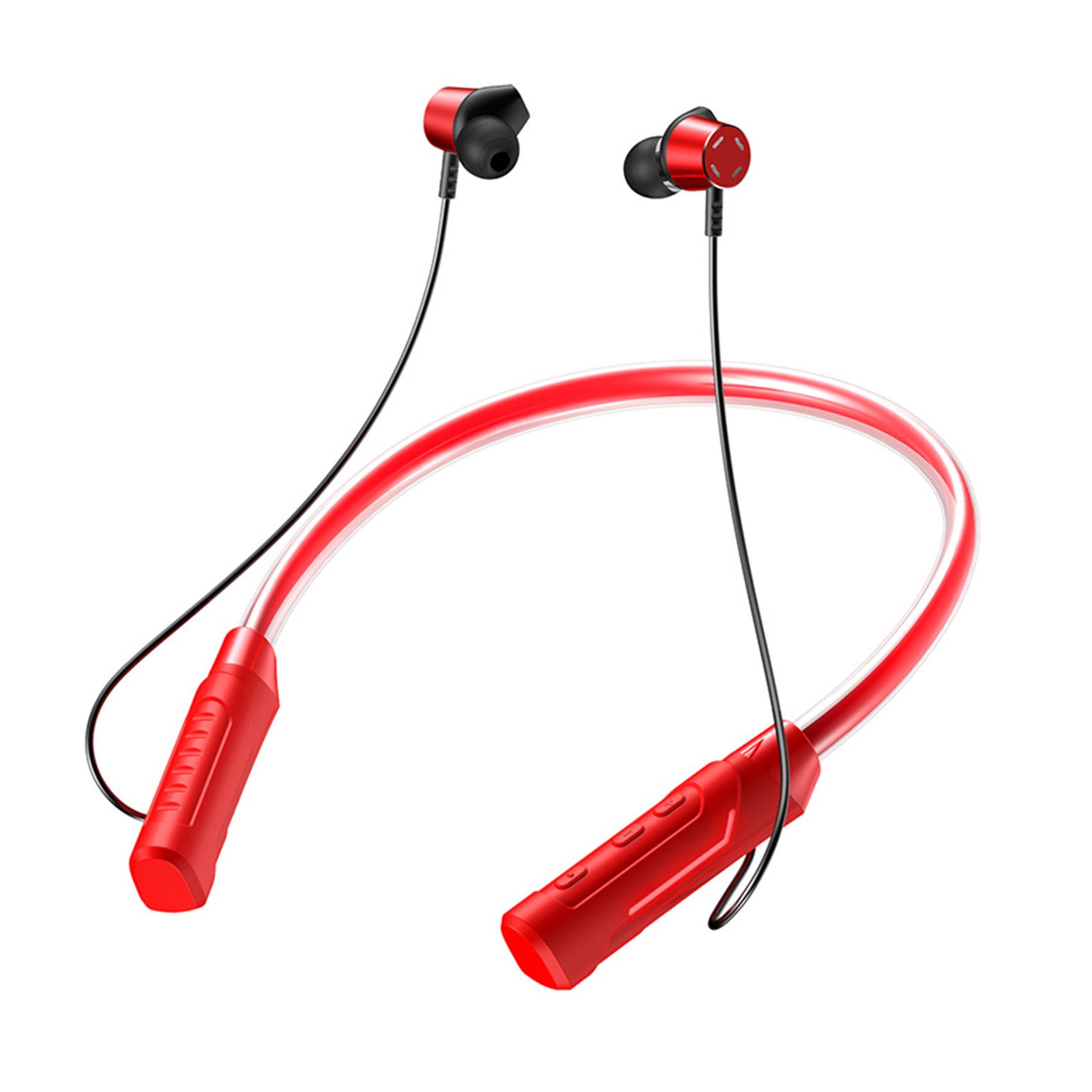 Wireless Headset Mega Bass Bluetooth-compatible5.0 Neckband Ear Hook Earphone