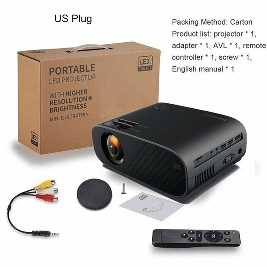 OU Portable Projector Home HD 1080p Wireless Projector 4K Smart Office Teaching Projector Android Version