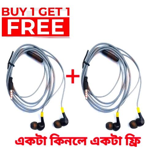 Stereo buds2 Wired Earbud In-ear  Bass Subwoofer Stereo Earphones Hands-free With Mic