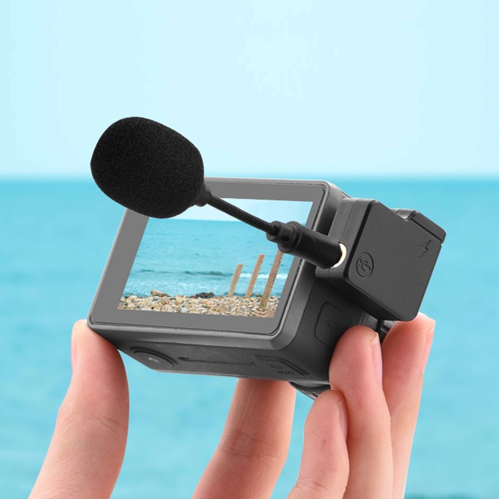 3.5mm Mini Microphone School Office Work Conference Live Vlog PTZ Camera Mic Teaching for DJI OSMO CKET/OSMO ACTION Accessory