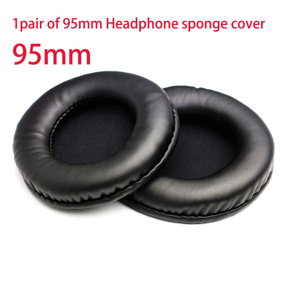 Music 1 Pair Replacement Black Ear Pads 50mm 55 60 65 70 75 80 85 90 95 100 105mm Earpads Sponge Comfortable Ear Pads Earpads earmuff