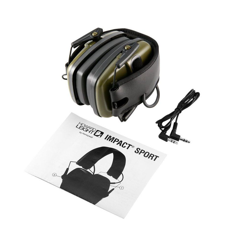 Outdoor Sports Anti-noise Impact Amplification Electronic Shooting Earmuff-green