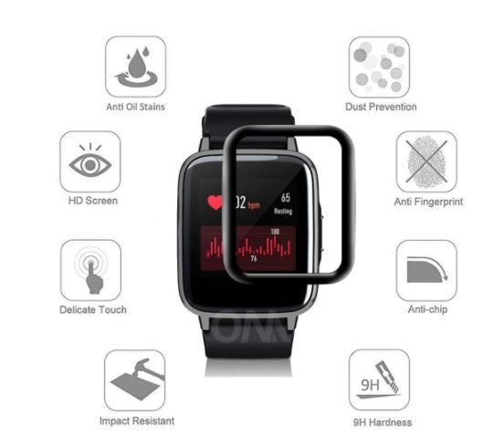 Haylou LS02 Smart Watch Full Screen Tempered Glass