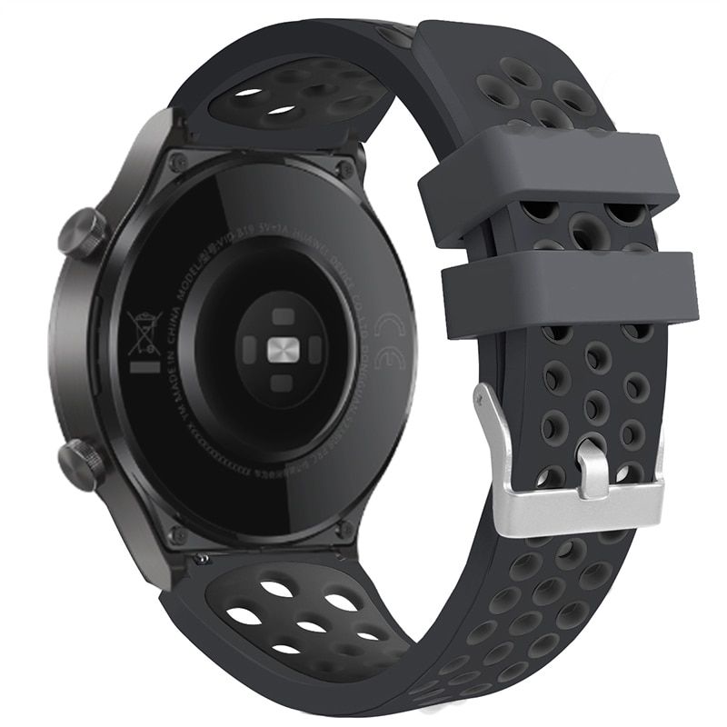 Silicone Strap For Samsung Galaxy Watch 46mm Gear S3 Classic Frontier Official Replacement Watchbands For Galaxy Watch 46mm 22mm