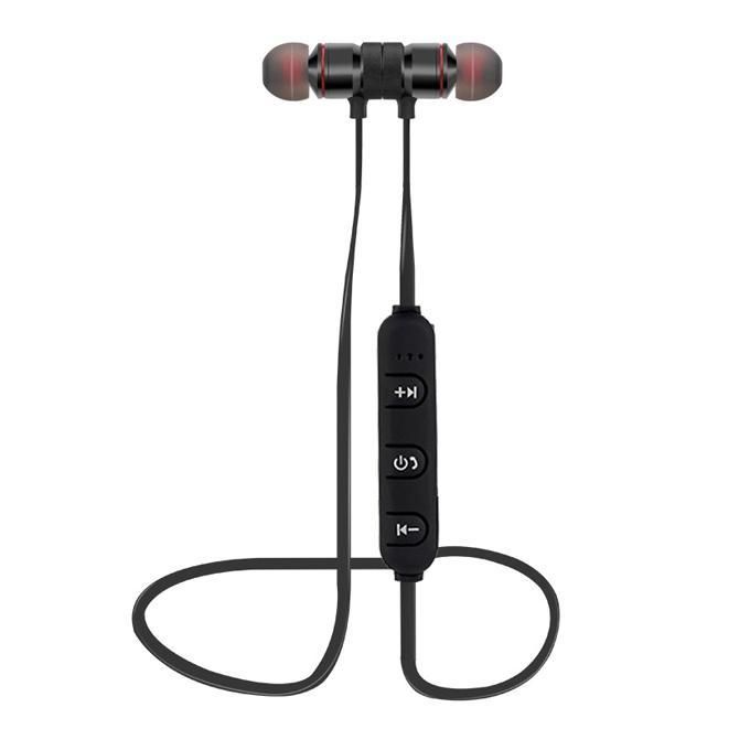 Metal Sports Bluetooth Headphone Sweat Proof Earphone Magnetic Earpiece Stereo Wireless Headset for Mobile Phone for Android - Headphone - Headphone - Ear Phone - Earphone