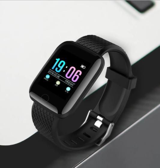 116 Plus Smart Watch Heart Rate Watch Smart Wristband Sports Watches Smart Band Waterproof Smartwatch Android All Compatible - Smart Watch - Smart Watch