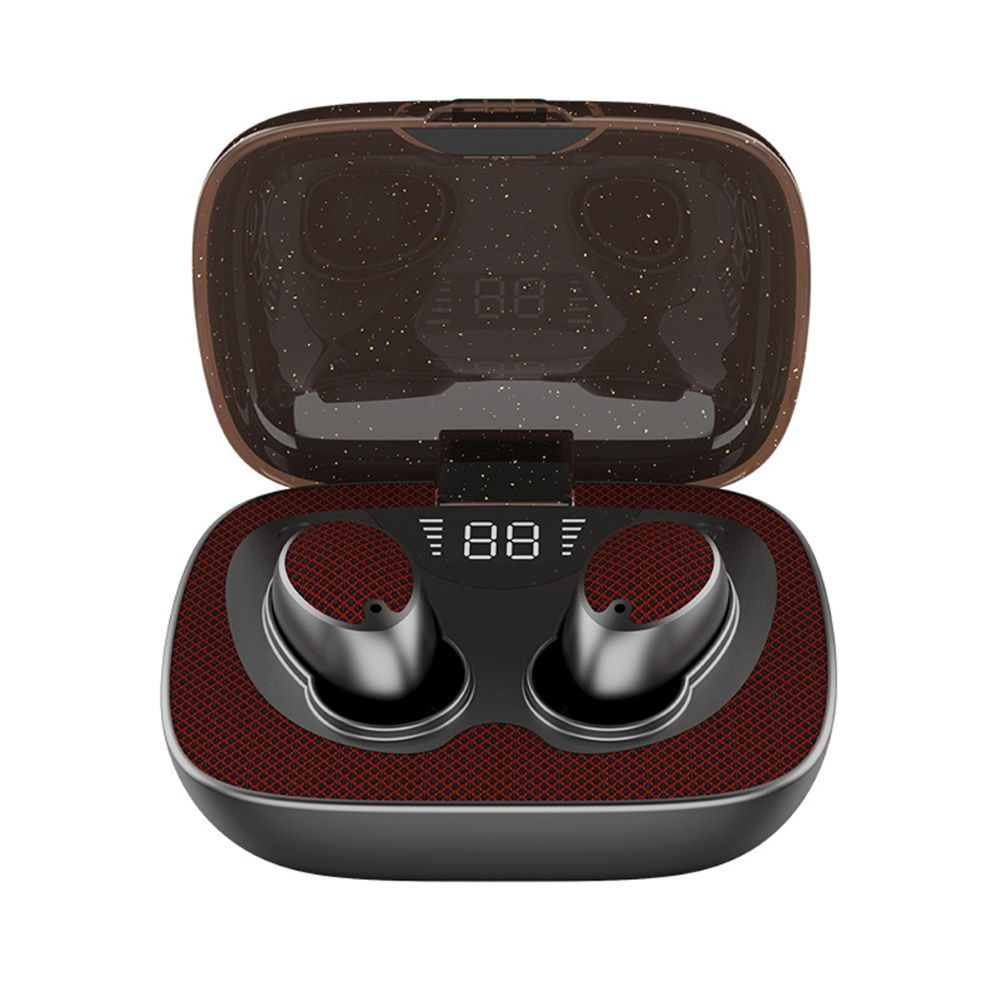 Bluetooth 5.0 Stereo In-Ear Wireless Earphones with Digital Display Charge Box