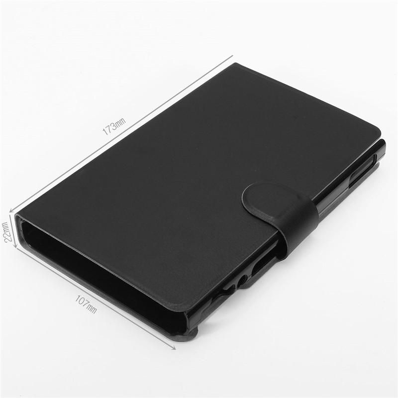 audio Switch Bracket Leather Black Single