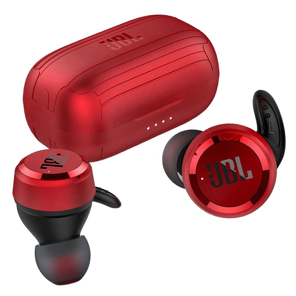 T280T Wireless Mini In-ear Sports Wireless Earphones Deep Bass Headphones - Red