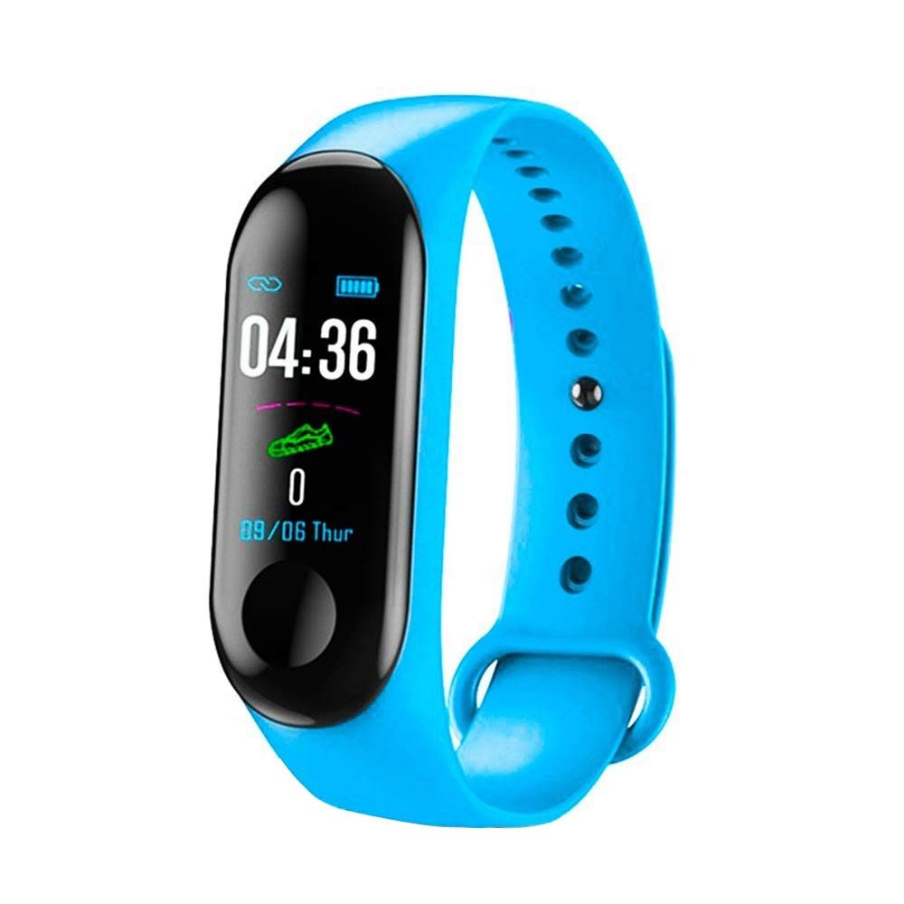 M3 Smart Digital Watch Bracelet for Child Women with Heart Rate Monitoring Running Pedometer Colour Counter Health Sport