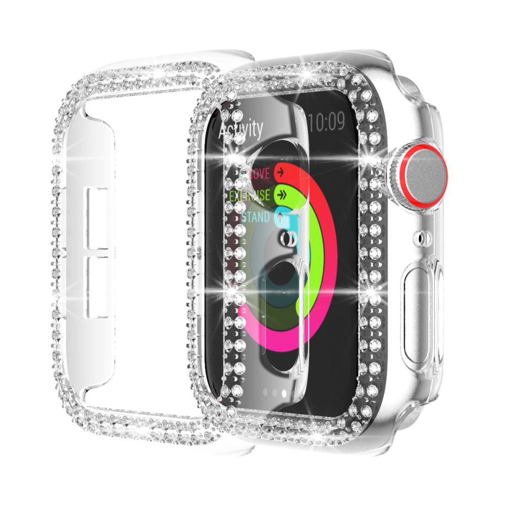 Diamond Bumper Protective Case for Apple Watch Cover Series 6 SE 5 4 3 2 1 38MM 42MM For IWatch 5 4 40mm 44mm iWatch accessories with wear-resisting property