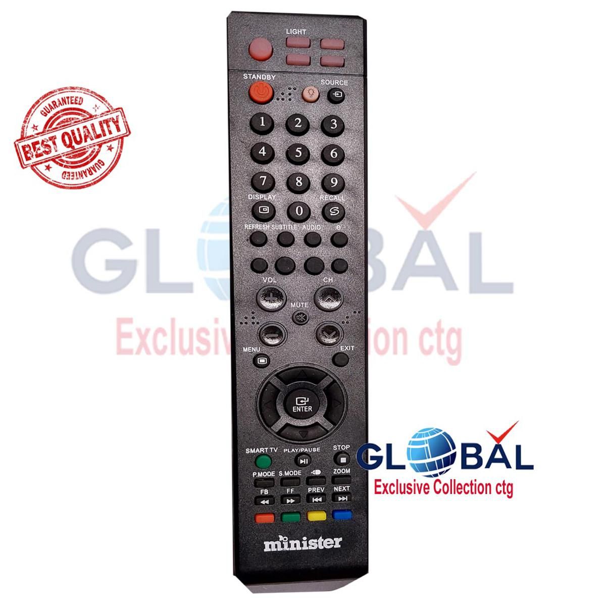 Minister Smart tv Remote, Minister Compatible Remote Control . TV Master.