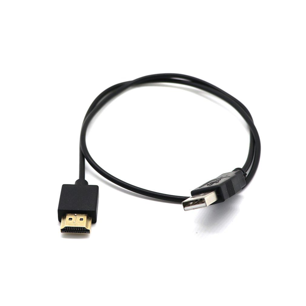 Power Cable Hdmi-Compatible Cable Male-Famel Hdmi-Compatible To Usb Cable Black
