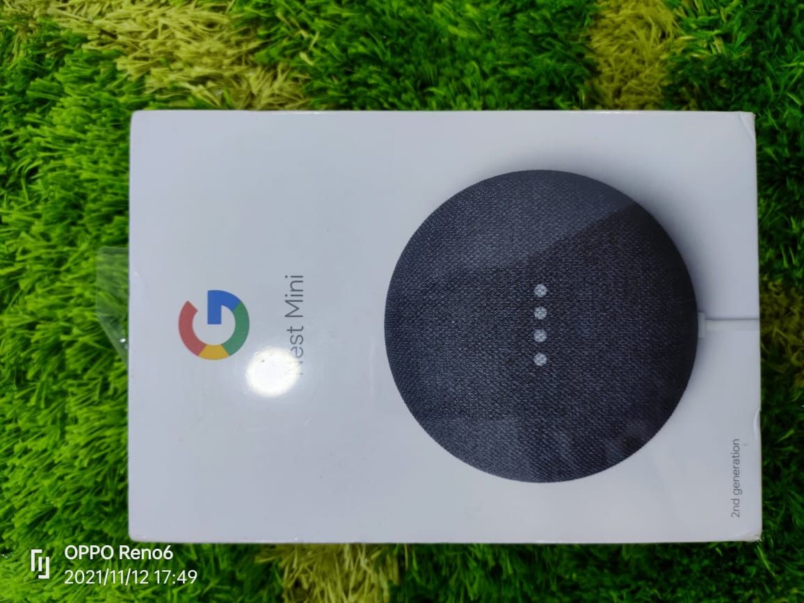 Google Nest Mini 2nd Gen Smart Speaker with Google Assistant.