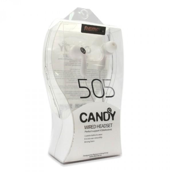 Remax Candy Earphone RM-505 – Black / White - Headphone