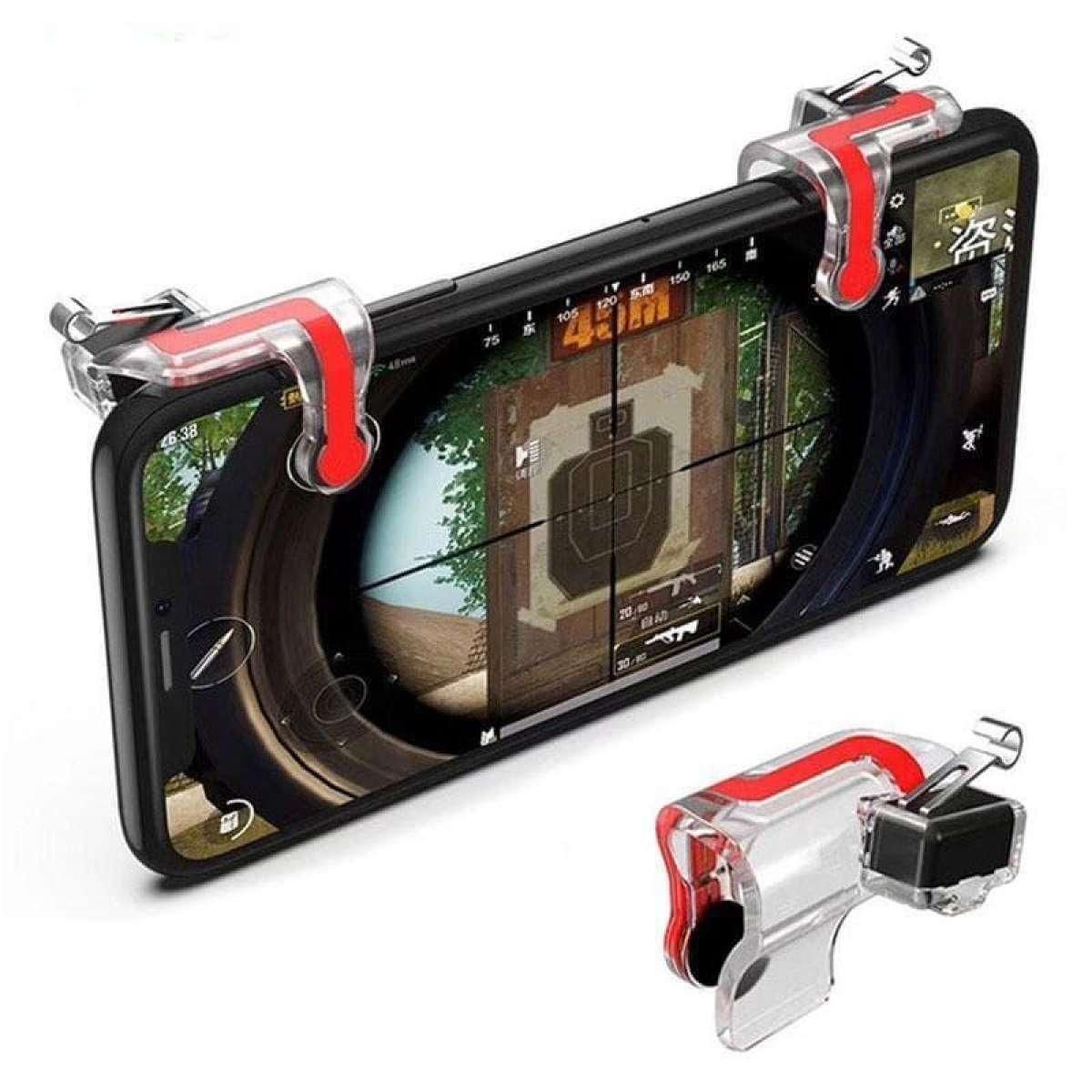 PUBG and Shooting Game Controller for any Smartphone - Red&White
