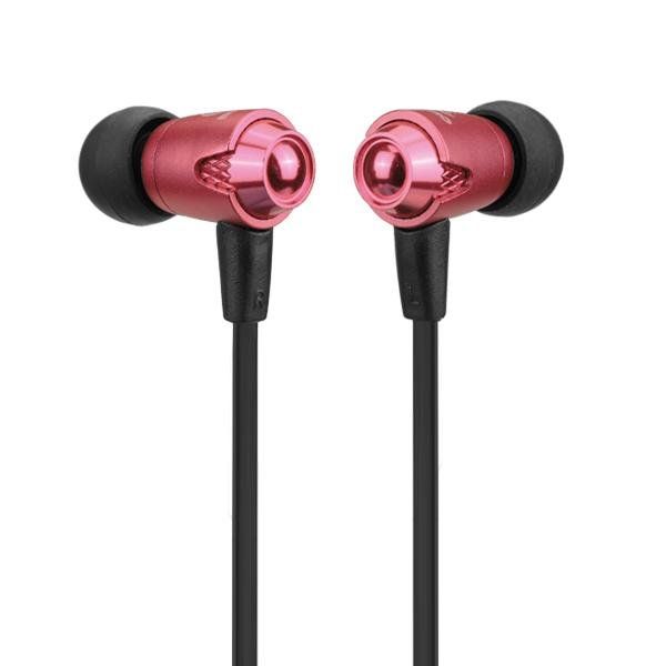 MYKIMO MK600 Metal Flat Cable Wired Control Headphone Earphone With Mic