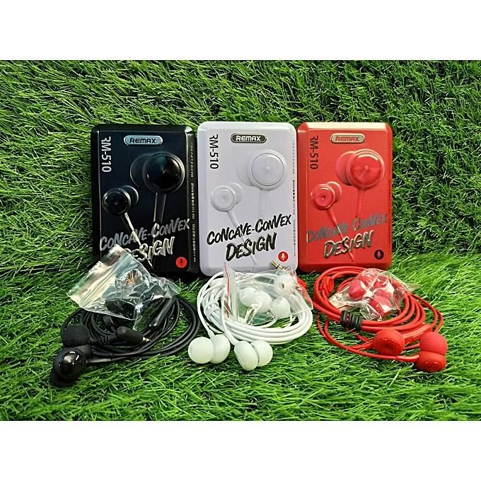 NEW RM 510 Touch Music Wired Earphone - Black(RM510)