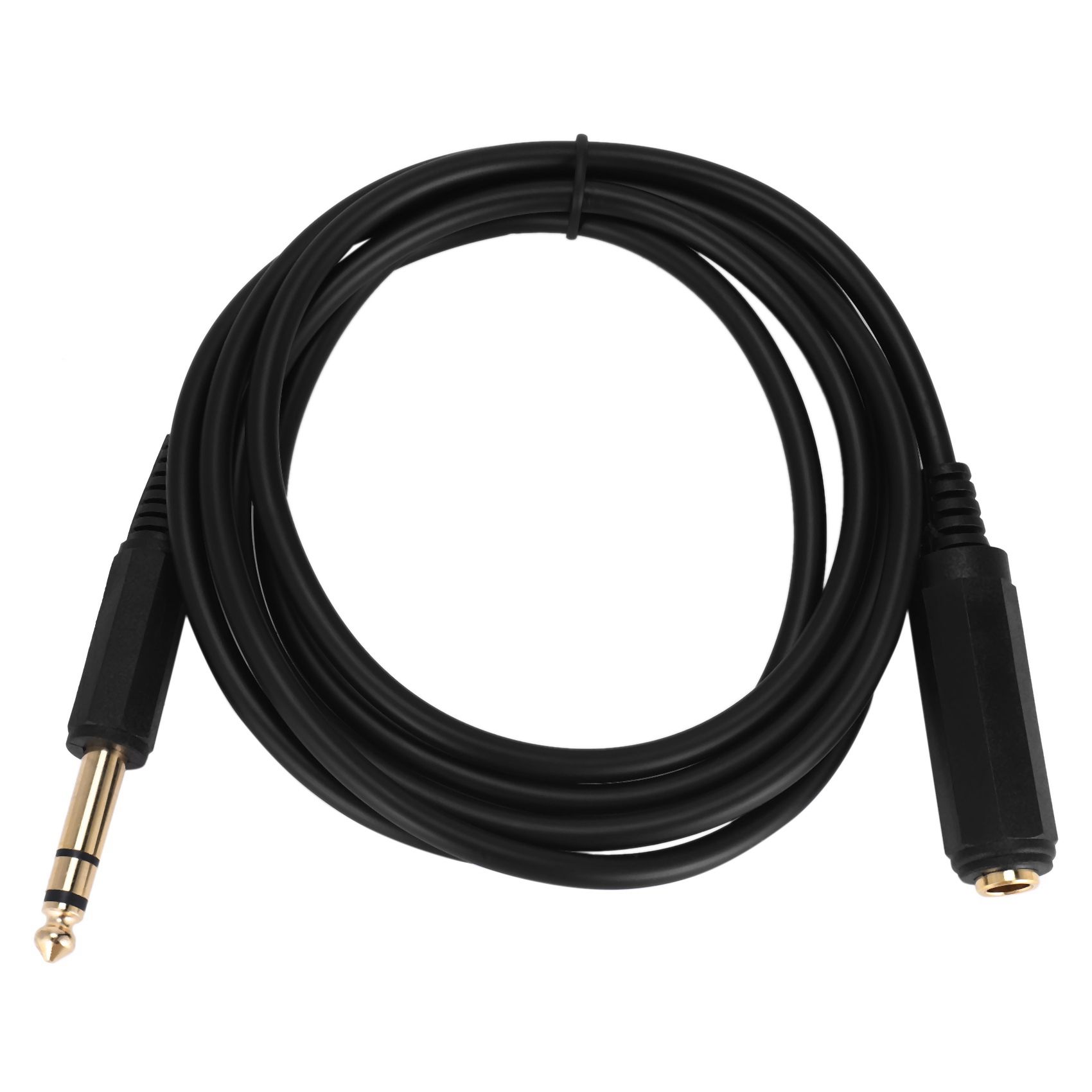 6.35mm(1/4inch)Male to 6.35mm(1/4inch) Female cable, 6 FT (1.8 M)