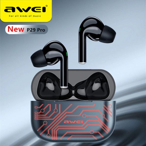 AWEI T29 Pro TWS Bluetooth Game Earbuds Earphones Wireless Headphones