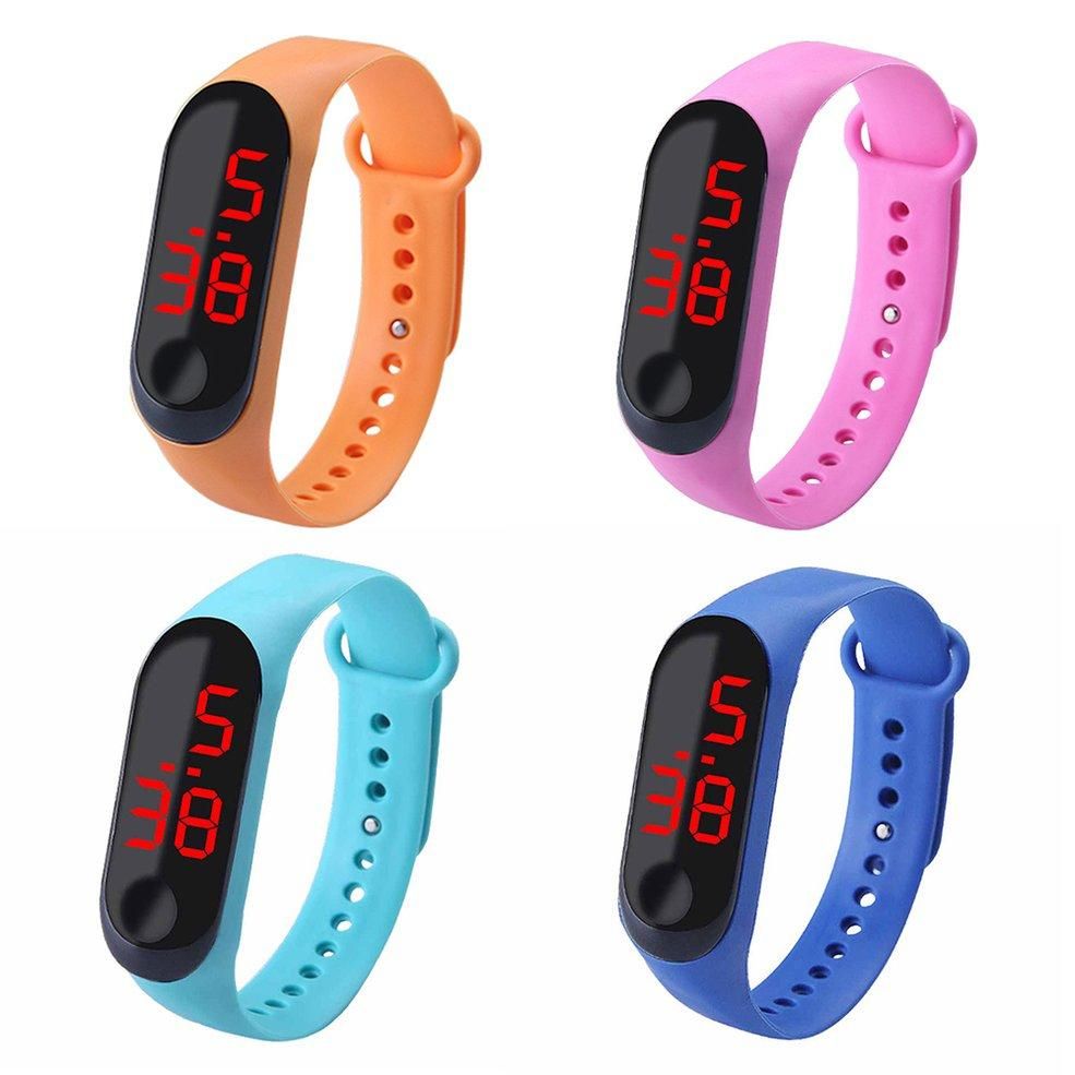 Bracelet Watch Band Digital Watch Red LED Watches Promotion Gift WristWatch