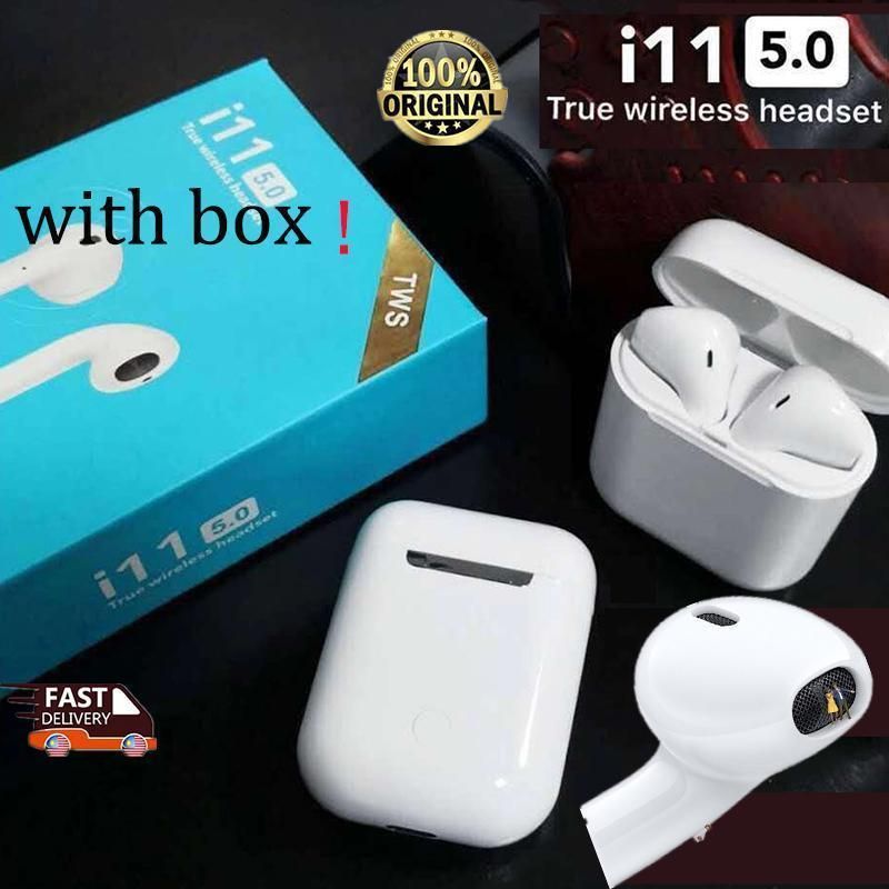 i11 TWS wireless headphones mini AirPods Bluetooth 5.0 Earphones Earbuds Charging box mic for all phone - Bluetooth Headphone - Bluetooth Headphone