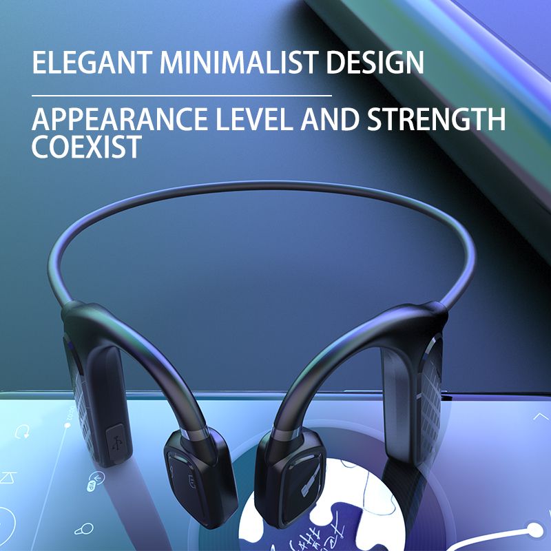 New Bluetooth Hanging Neck Headset Wireless Sports Waterproof Earbuds Wear Comfortably Without Ear Clips