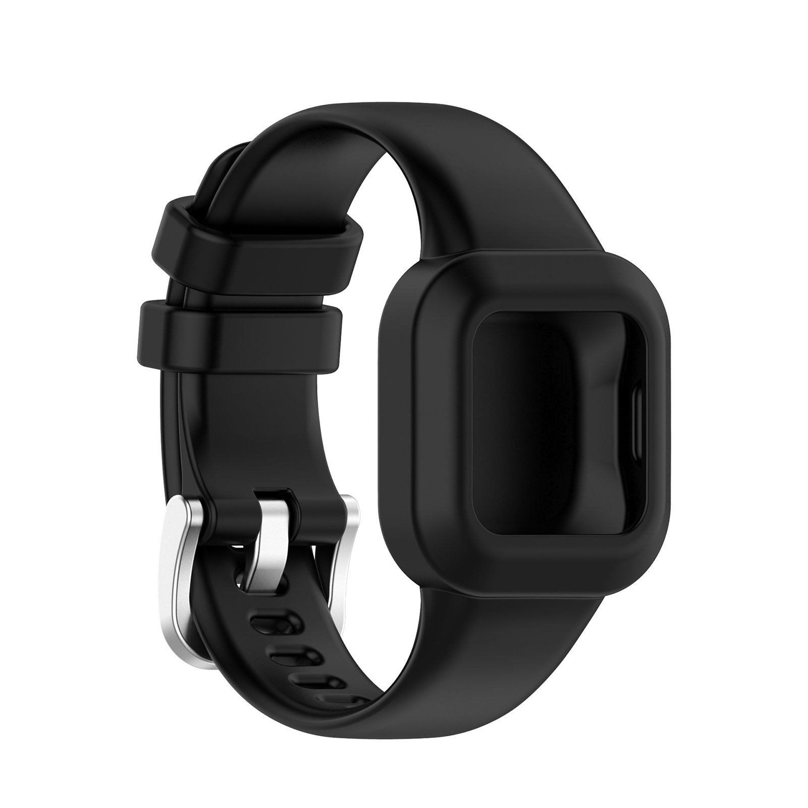 Soft Silicone Solid Color Adjustable Children Watch Band Wristband Replacement for Garmin Fit JR3