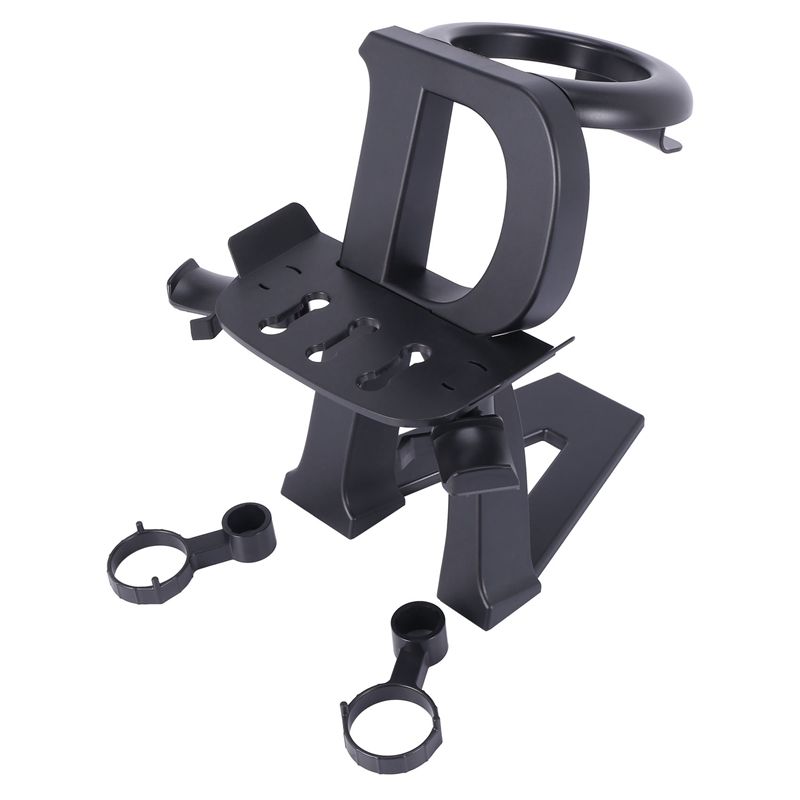 Vr Stand,Headset Display Holder and Station for Rift S Quest Headset Press Controllers Black