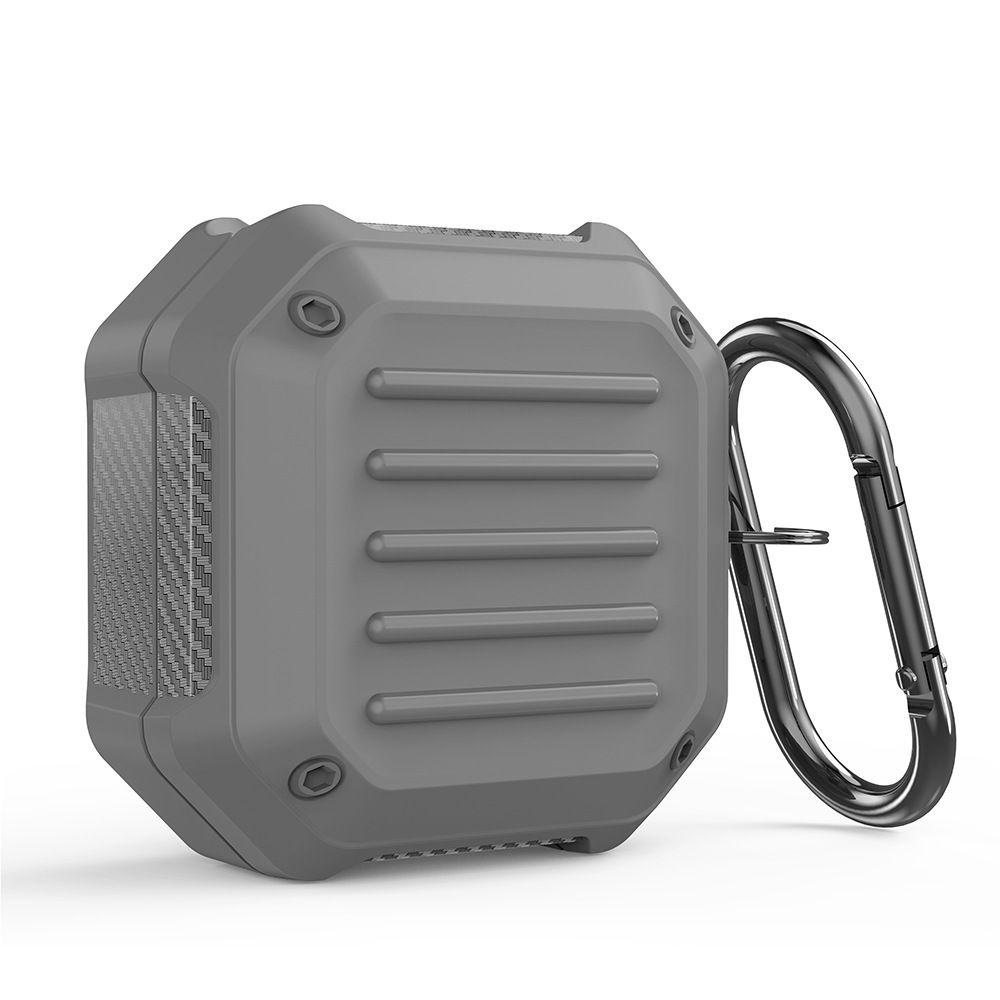 Case For Samsung Galaxy Buds Live Case Pro Full-Body Rugged Protective Cover with Carabiner