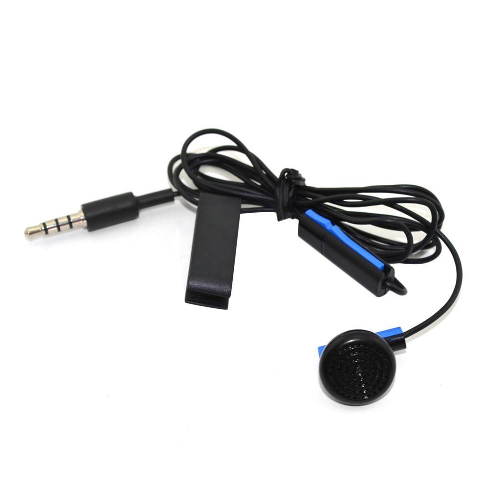 Gaming Earphone Controller Earphone Replacement For Sony For Ps4 With Mic Black & Blue