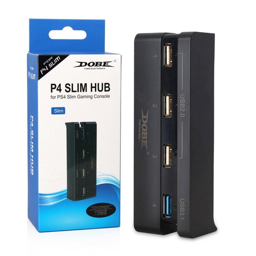 TE Super High Speed 4 In 1 USB Hub Suitable For Sony PlayStation Slim PS4