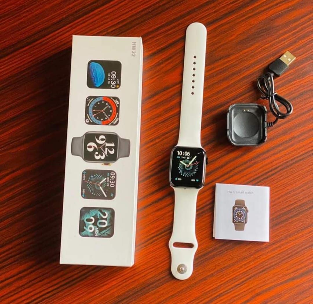HW22 New Full Screen Smart Watch 1.72 Inch Fitness Watch Waterproof Side Button working Call SMS Smartwatch