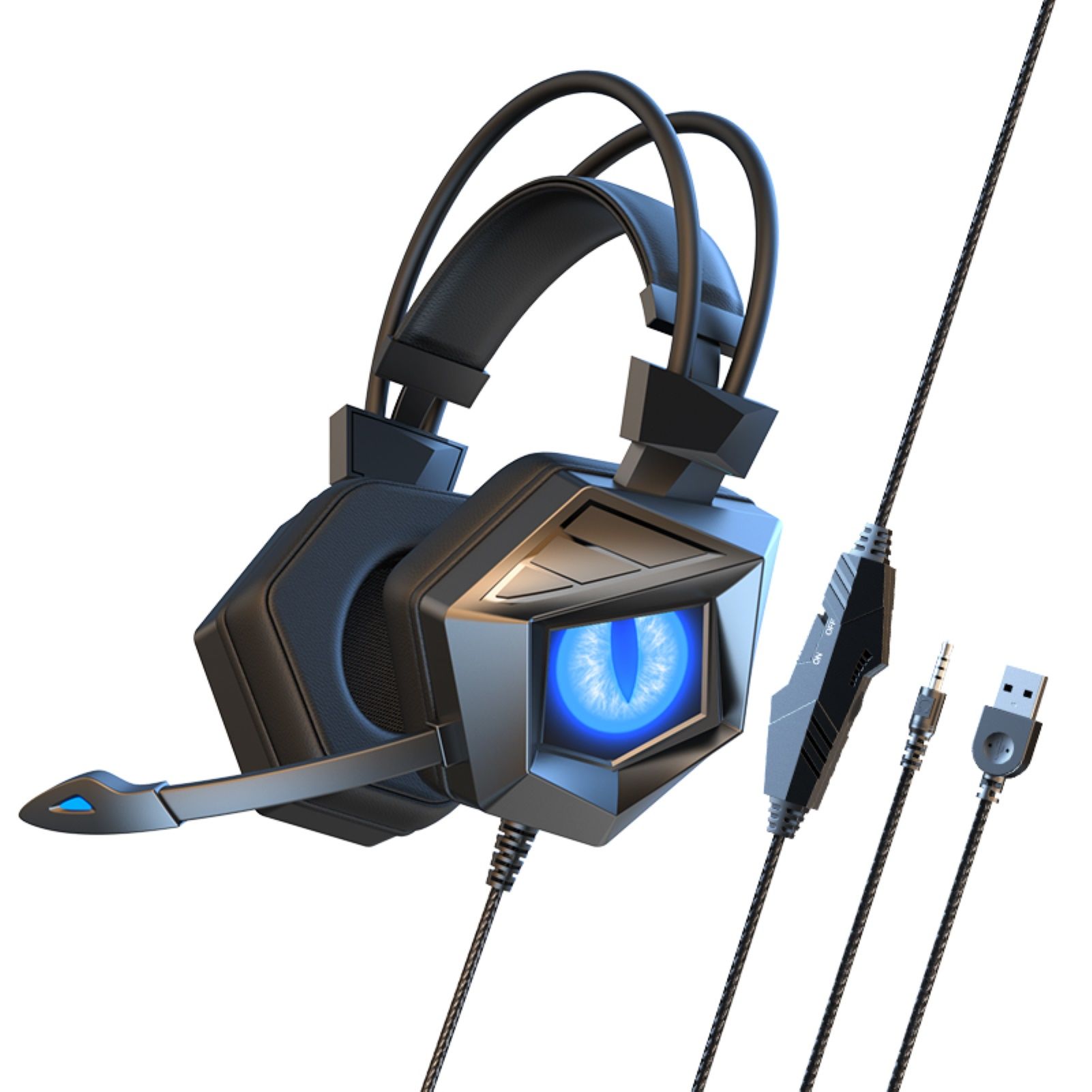 Headphone Stable Transmission 3.5mm USB Gaming Lossless Earpiece