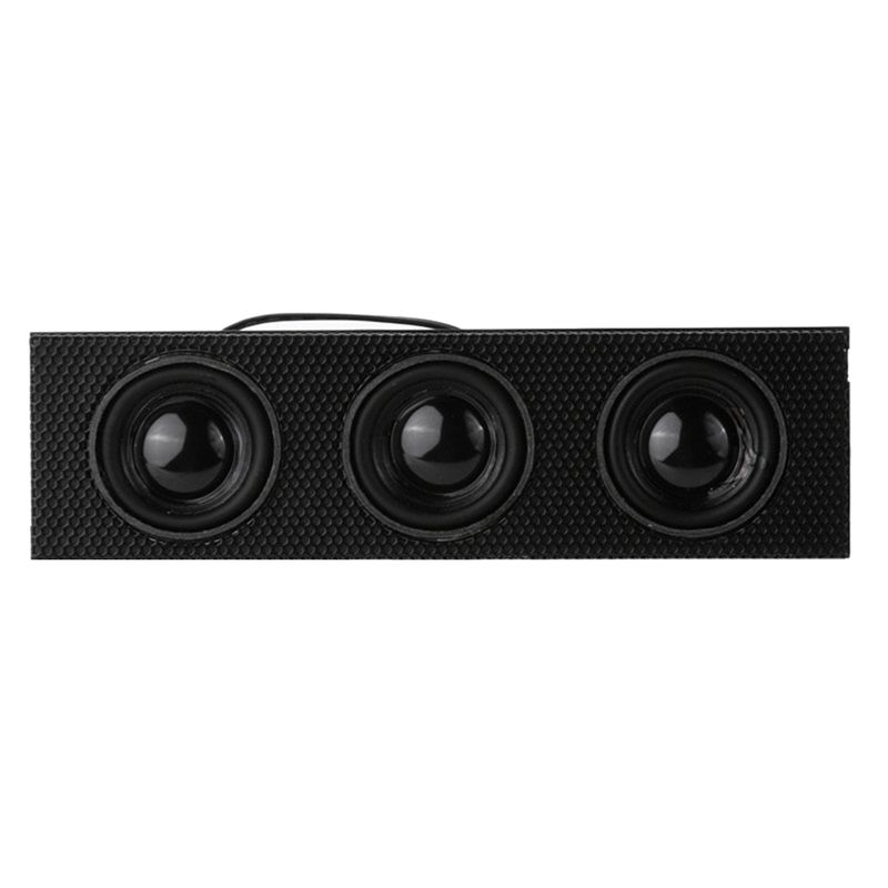 5.25 inch Stereo Surround Speaker PC Front Panel Computer Case Built-in Mic Music Loudspeakers