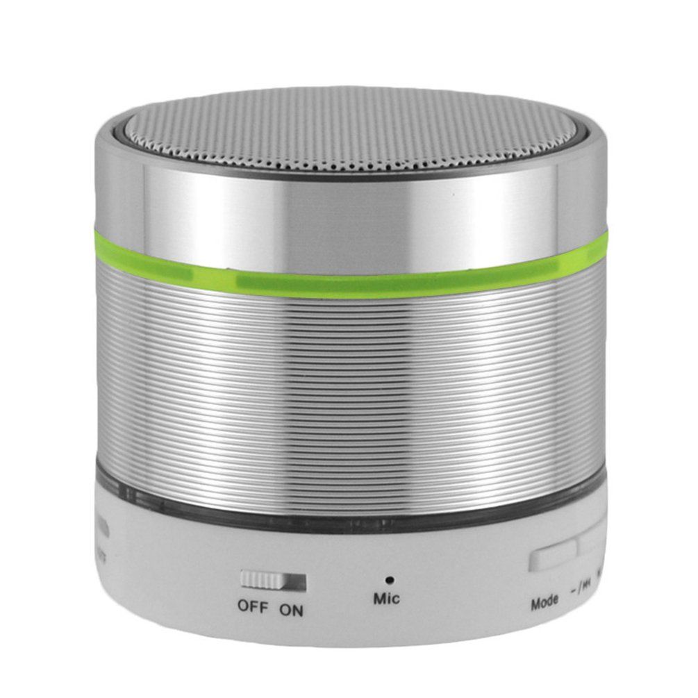 Wireless Mini Hifi Stereo Speaker Multi Color LED Speaker MP3/PC