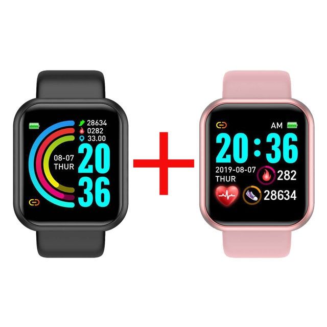 Y68 D20 X1 Smart Watch With Metal strap Sport Smartwatch Fitness Bracelet Activity Tracker Heart Rate Monitor for Dropshipping