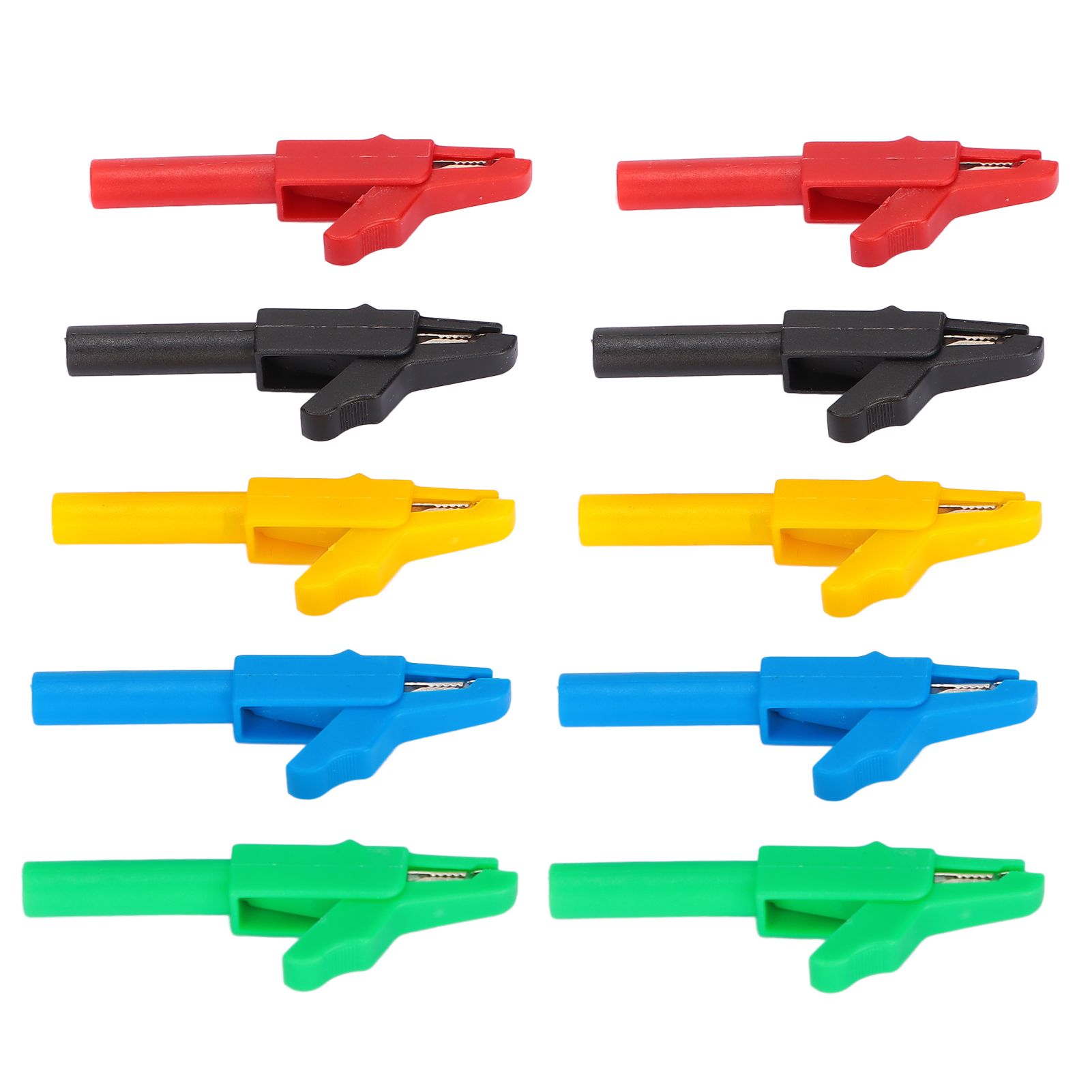 Insulated Safety Clip Electrical Test Clamp 4mm Banana Socket For Car Boat Truck
