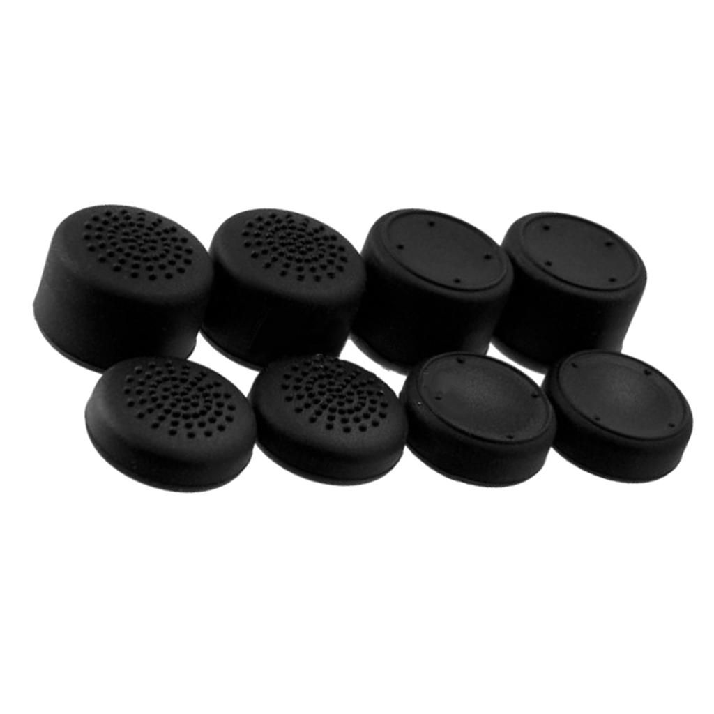 4 Thumbstick Caps w/ Thumb Extender Tall Grips for Sony PS4 Game Controller