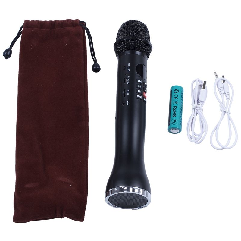 Professional Musical Microphone Wireless Speaker Portable Bluetooth Microphone For Phone Iphone Handheld Condenser Mic
