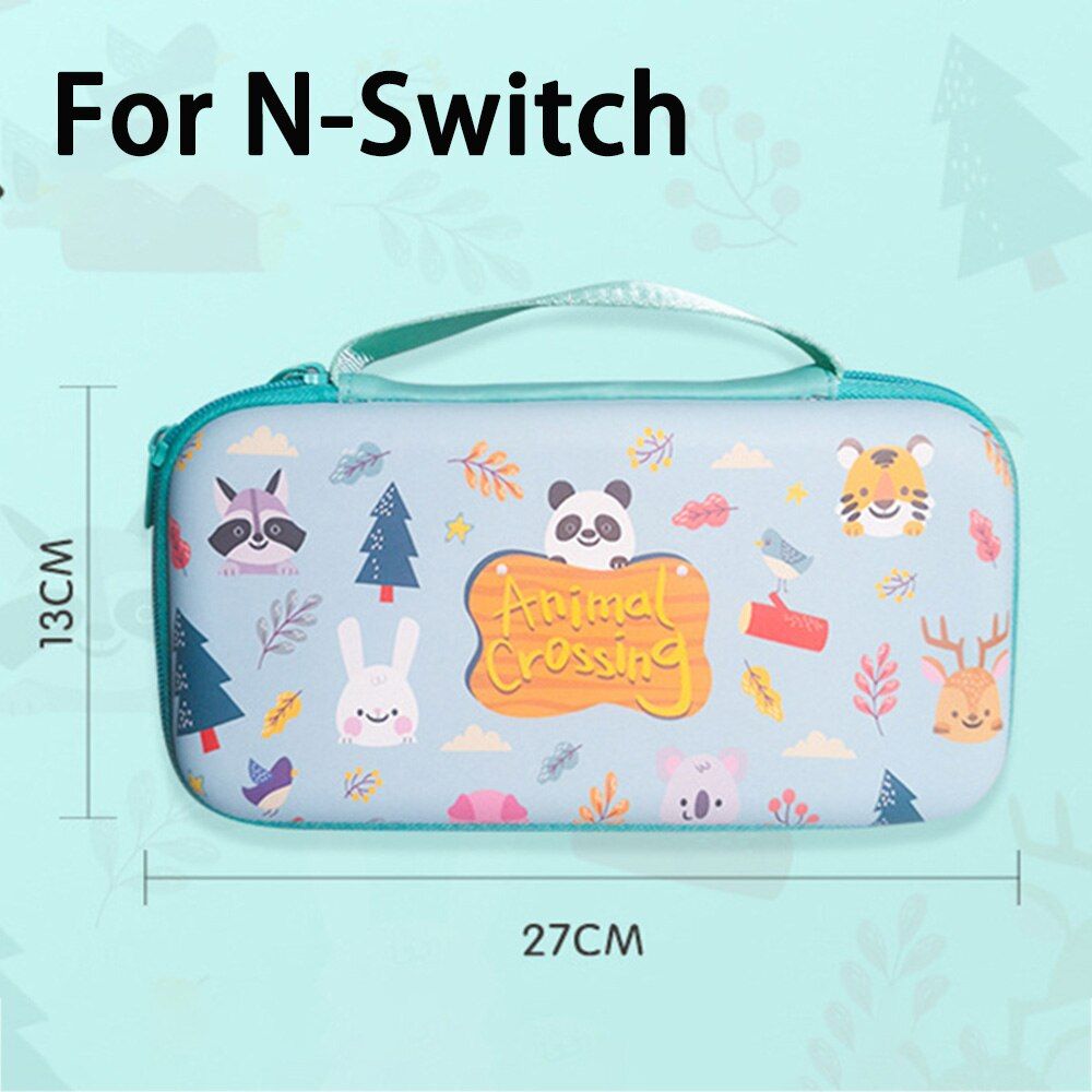 Animal Crossing Storage Bag For Nintend Switch Hard Case NS Lite Console Carrying Portable Travel Bag Game Accessories